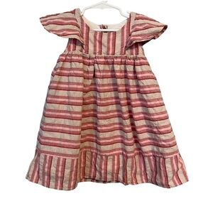 Oshkosh B'Gosh Pink & Red Striped Dress